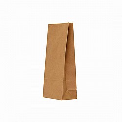Pungă Hârtie Natur 2kg pentru Furaje și Panificație – 13x8x31 cm
